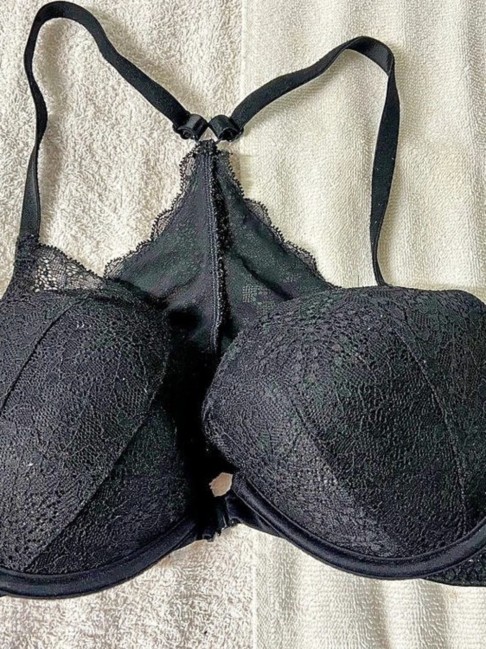 PINK by Victoria Secret Lace Bra in Black